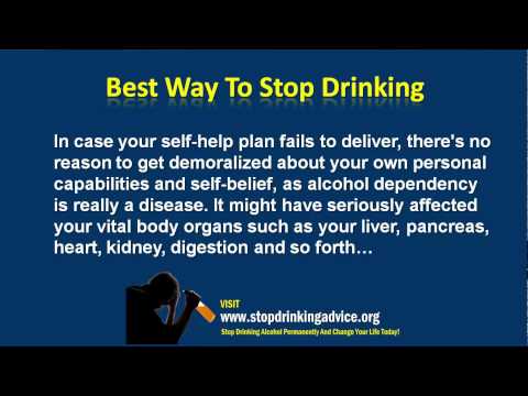 Best Way To Stop Drinking