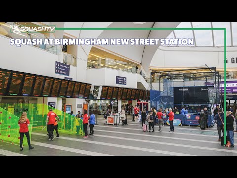 Squash at Birmingham’s New Street Station