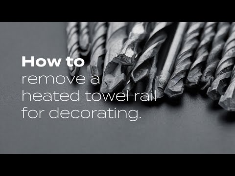 how to bleed heated towel rail