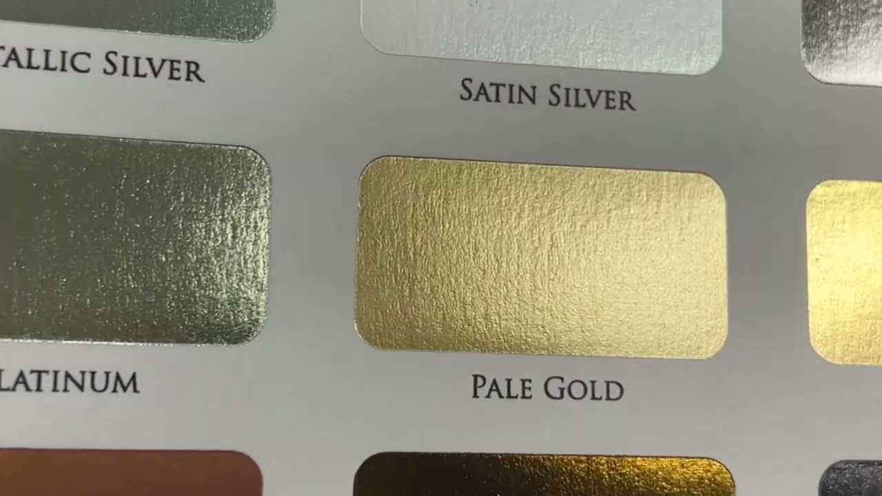 Pale Gold Foil