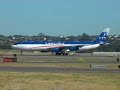 LAN A340-313X Departing Sydney