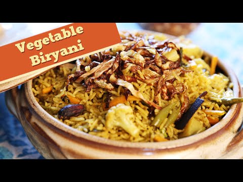 Vegetable Biryani | Simple & Easy To Make Main Course Rice Recipe | Divine Taste With Anushruti