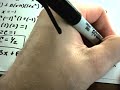 Integration Using method of Partial Fractions