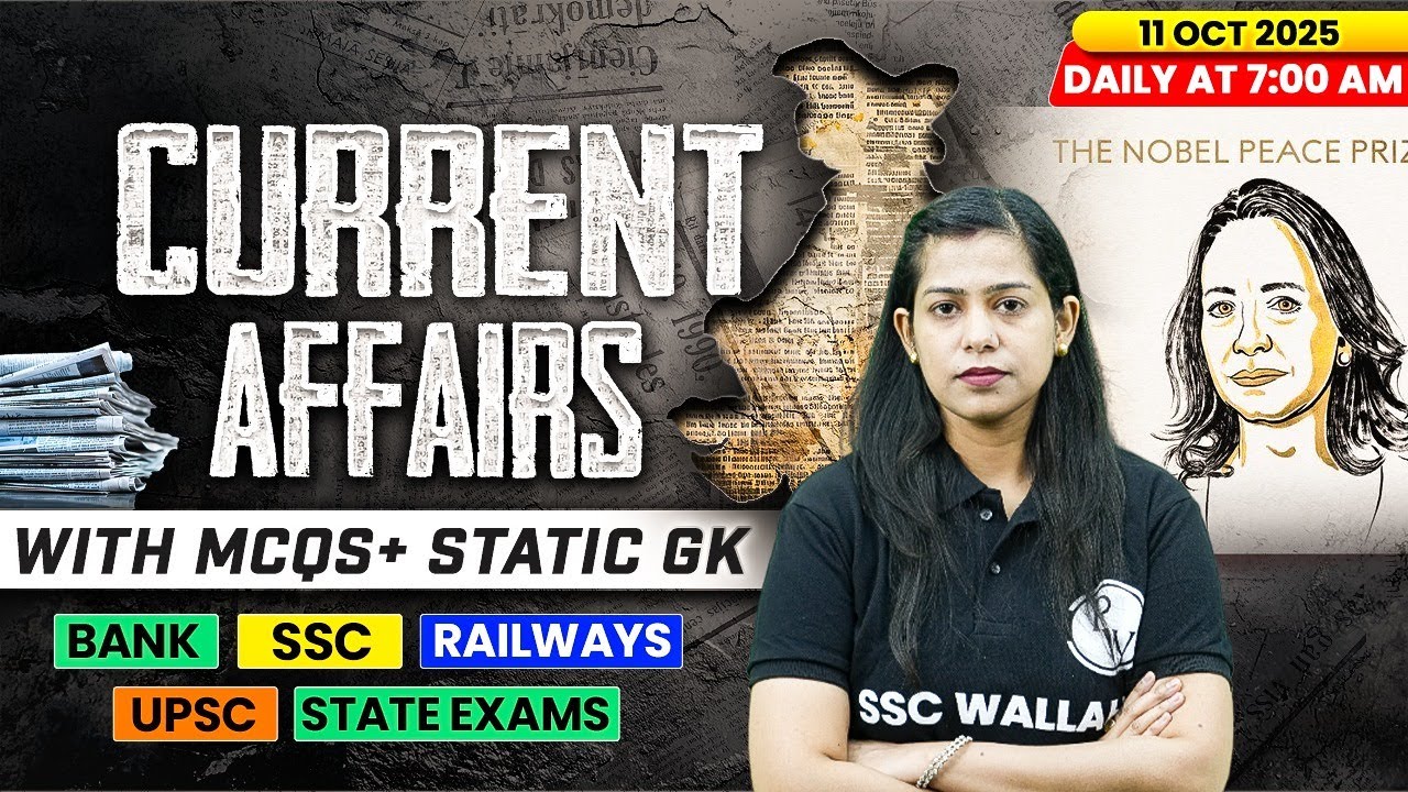Current Affairs Today | 11 October Current Affairs 2025 | Daily Current Affairs | By Krati Mam