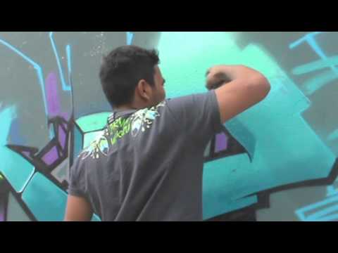 BLERK UW - ritmo turquesa - graffiti chiapas.