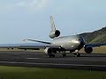Kc-10 landing at lajes