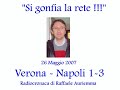 Verona-Napoli 1-3 Radiocronaca di Raffaele Auriemma