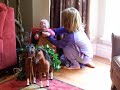 Angelina in the American Girl sleigh