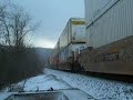 Eastbound NS Freight Train at Lewistown PA on 2/10/08 Eastbound NS Freight Train at Lewistown PA on 2/10/08