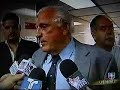 El ex gobernador Carlos Romero Barceló se unió hoy al candidato a la gobernación del PNP, Luis Fortuño para trabajar en la unidad del partido luego del triunfo de este junto a Pedro Pierluisi en la contienda primarista de ayer.03-10-2008 San Juan, PR.