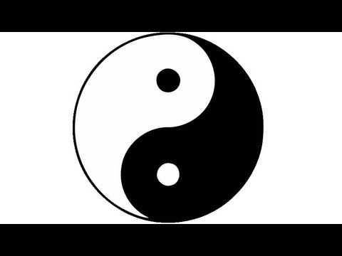 how to draw yin yang symbol