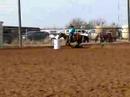 My barrel horse making a run on 1-27-08