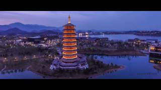 YanQi Lake 雁栖湖 at dusk, HuaiRou, BeiJing