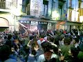 Últims tirabols a la plaça sant joan de la patum dels borratxos 2008.Dilluns 26 de maig del 2008 a les 6:23