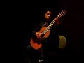 un homenaje a oscar ghiglia por parte del guitarrista gabriel de jes�s jimenez l�pez interpretando asturias de isaac alb�niz. en el auditorio del museo de arte abstracto manuel felguerez en el festival cultural zacatecas 2008