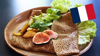 Galette | Buchweizencrepe | Roquefort und karamellisierter Birne