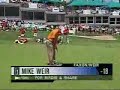 Mike Weir holes putt to tie for lead