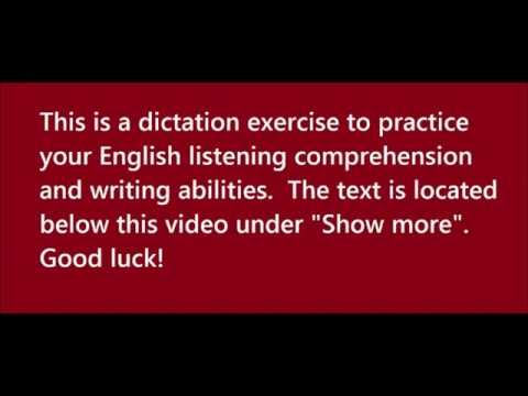 how to practice dictation in english