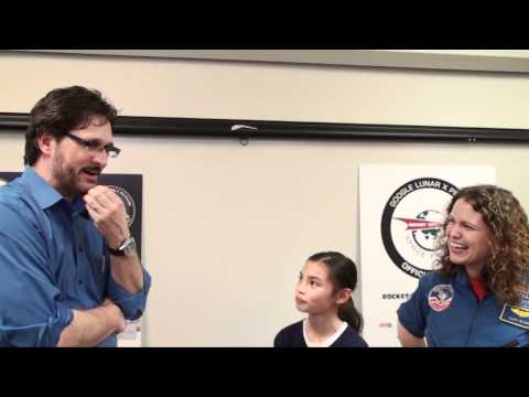 Tim Pickens interviews student at Valley Intermediate School -  4