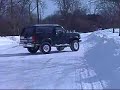 1993 Bronco in snow