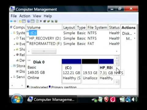 how to make partition of c drive in laptop