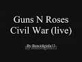 Guns N Roses - Civil War (live in Chicago)