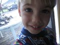 casimir takes a short video (with the help of dad) of his new baby brother, daniel.