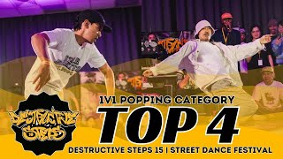 Poppin Jack vs Jenes – DESTRUCTIVE STEPS 15 1V1 POPPING TOP4