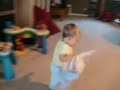 Brayden walking around and playing!