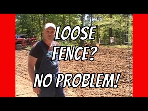 how to attach fence clips to t post