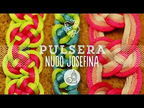 Pulsera de Macramé: Nudo Josefina | Craftingeek*