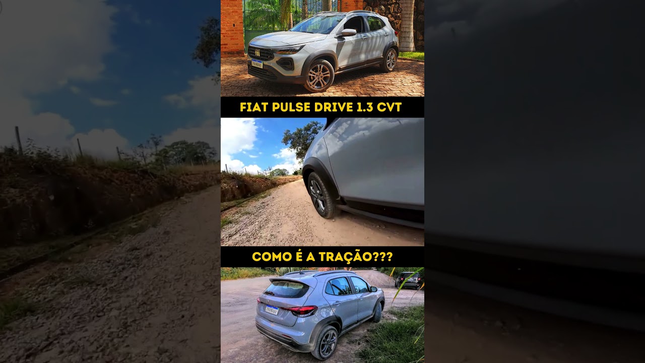 Bora ver como é a tração no cascalho do Fiat Pulse Drive CVT!!! #fiatpulse