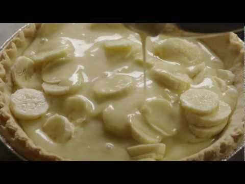 Pie - Get the recipe @ http://allrecipes.com/recipe/banana-cream-pie-i/detail.aspx Nothing's better than banana cream pie. In this video, you'll see how to make a ...