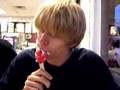 Gray Eats A Dilly Bar