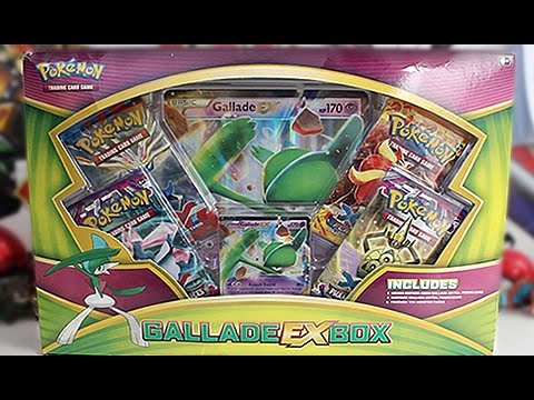 Opening A Pokemon Gallade EX Box!!