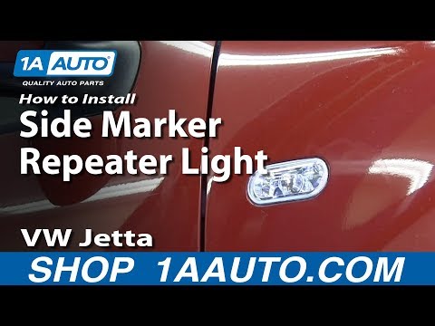 How To Install Replace Side Marker Repeater Light 2001-07 VW Jetta Golf Passat