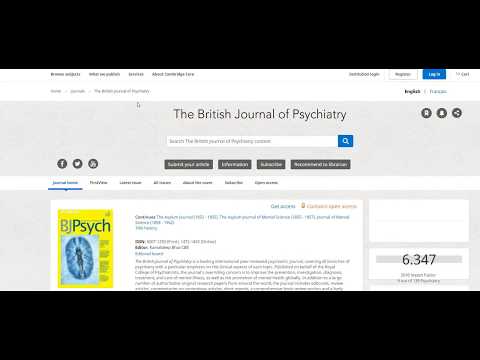 Guide for using Cambridge Core to access BJPsych titles