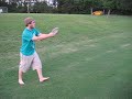 Practicing Disc golf Drives