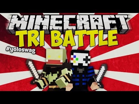 Minecraft TRI-BATTLE VS GermanLetsPlay | ungespielt