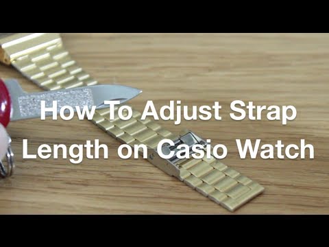 how to adjust watch band