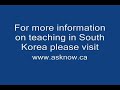 www asknow ca cbc newsworld interview on teaching in korea