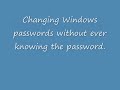 Hacking Windows Passwords Hacking Windows Passwords
