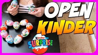 МОЯ ДЕВУШКА ОТКРЫВАЕТ КИНДЕРЫ PONY (11 штук) - OPEN KINDER EGGS