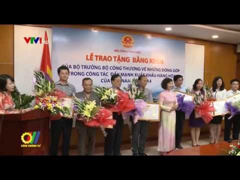 Trao bằng khen đẩy mạnh xuất khẩu 2014 khu vực phía Bắc 