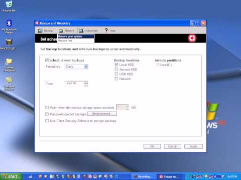 how to recover ibm thinkcentre