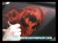 Redhouse custom Paint, Inc. and the screaming skull