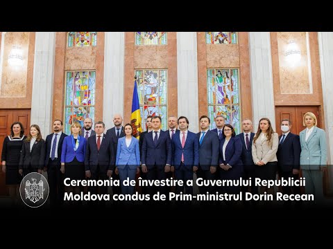 Noul cabinet de miniștri a depus jurământul în fața Președintei Republicii Moldova, Maia Sandu