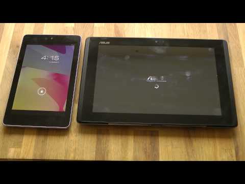 Google Nexus 7 vs. ASUS PadFone - Boot Up Test