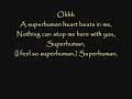Superhuman (Lyrics)