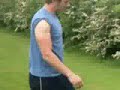 Mad golfer